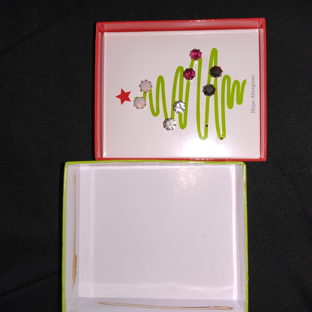 Colorful Stud Earring Set